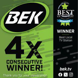 BEK TV Wins 'Best Local Television Station' for Fourth Consecutive Year - Voted by the People