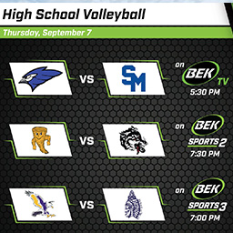 Jamestown Volleyball Visits St. Mary's 