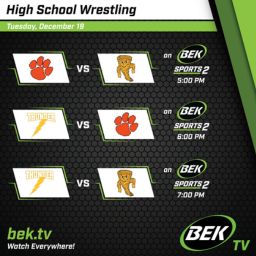 High School Wrestlers Hit the Mats This Week!